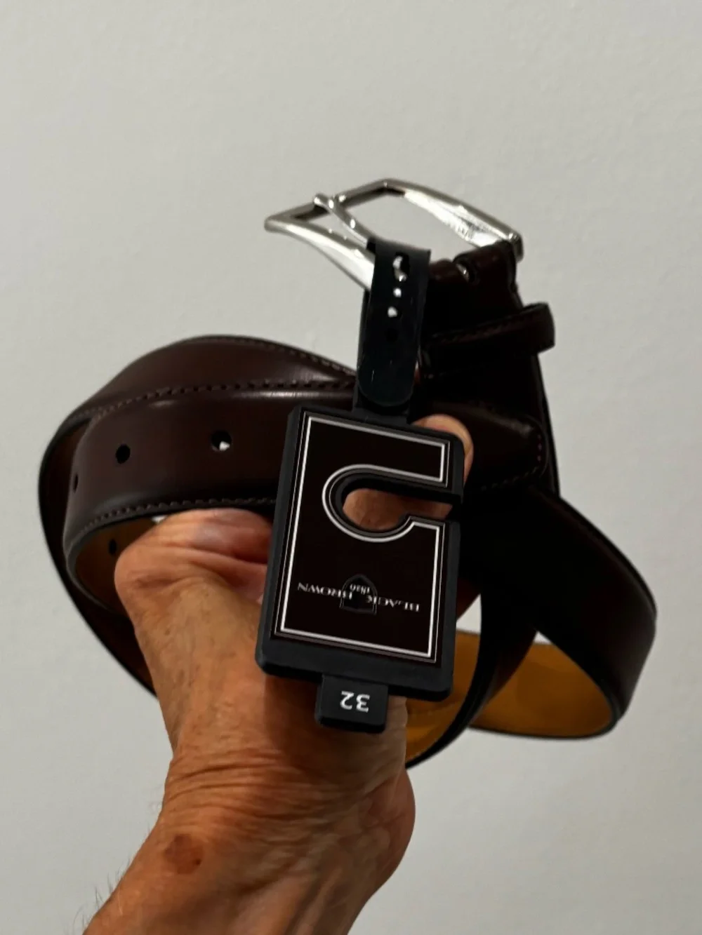 Men's Black & Brown Belt
